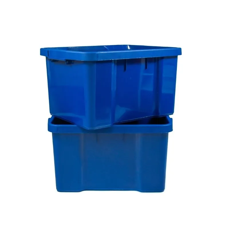 pojemnik plastikowe niebieski